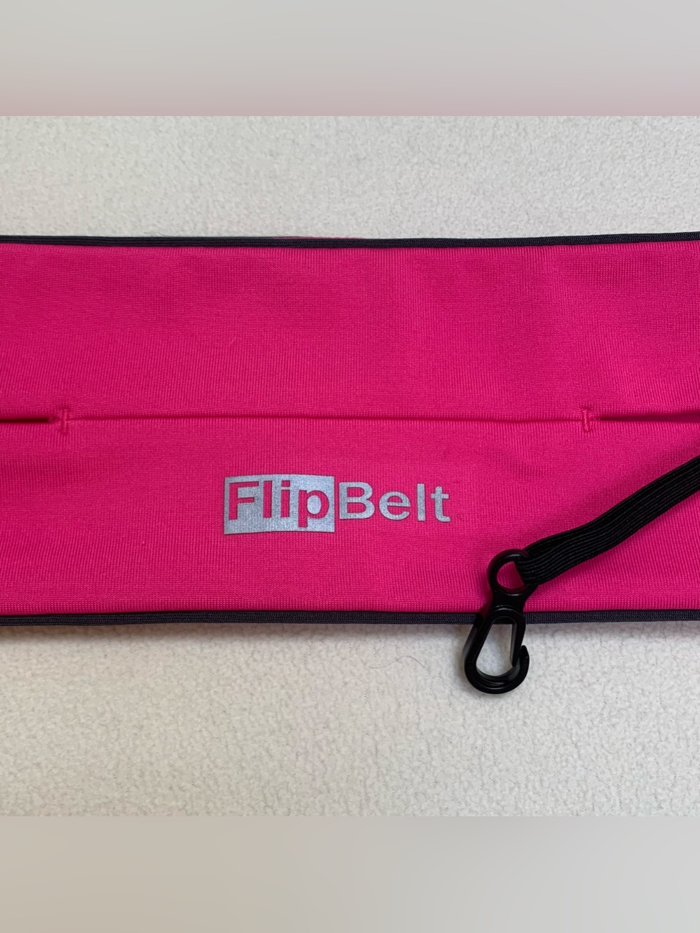 FlipBelt Pink Classic Running Waist Pack Medium Phone ID Key Holder Hiking